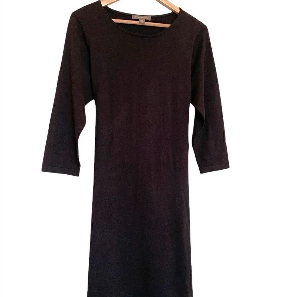 TOMMY BAHAMMA Black Light Knit Tie Front/Back Dress Medium